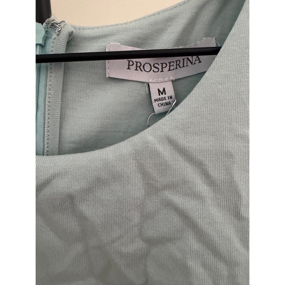 New NWT Prosperina Kayla ancient waters aqua cotton jumpsuit - Picture 7 of 10